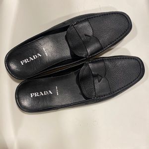 Greatly Used Prada Mules Loafers size 40 womens RealReal